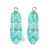 Transparent Resin Rhinestone Pendants LS-RESI-Q021-01D-1