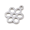 Hollow 304 Stainless Steel Charms STAS-Z183-08P-2
