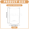 Column Glass Vase Ornaments AJEW-WH0696-770B-2