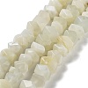 Natural White Moonstone Beads Strands G-D091-A11-1