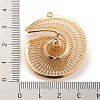 Rack Plating Brass Hollow Pendants KK-P244-05KCG-3