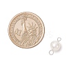 Natural Cultured Freshwater Pearl Round Links PALLOY-JF04219-01-2