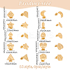 304 Stainless Steel Stud Earring Findings STAS-AN0001-05G-2