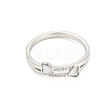 304 Stainless Steel Finger Ring with Rhinestone RJEW-Q779-02P-2