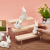 3-Tier Transparent Acrylic  Minifigures Display Risers DIY-WH0410-33A-3