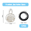 DIY Gemstone Cage Necklace Making Kit DIY-HY0001-34-2