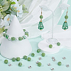 DIY Round Polymer Clay Rhinestone & Rhinestone Rondelle Spacer Beads Jewelry Making Findings Kits DIY-SC0027-50D-4