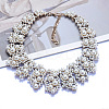 Alloy & Imitation Pearl Beaded Choker Necklaces for Women FS-WG4B1B5-01-1