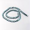 Electroplate Non-magnetic Synthetic Hematite Bead Strands G-F300-22A-2