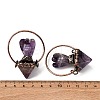 Natural Mixed Stone Pyramid Angel Big Pendants G-B150-03R-4