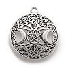 Tibetan Style Hollow Alloy Pendants LS-TIBEP-F075-01AS-RS-1