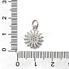 Brass Micro Pave Cubic Zirconia Pendants KK-D431-019P-3