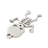 Non-Tarnish 201 Stainless Steel Pendants LS-STAS-E015-20P-3