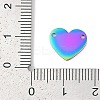 Ion Plating(IP) 304 Stainless Steel Stamping Blank Tag Pendants STAS-I311-17B-RC-3