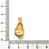 Rack Plating Brass Micro Pave Cubic Zirconia Pendants KK-L226-102G-Y-3