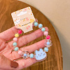 Adorable Pastel Acrylic Beaded Stretch Bracelets for Girl FS-WGCE8BF-04-1