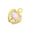 Real 18K Gold Plated Rack Plating Brass Micro Pave Cubic Zirconia Pendants Charms KK-S396-05E-2