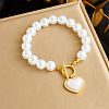 Imitation Pearl Beads Charm Bracelets for Women FS-WG836AD-15-1