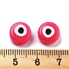 Opaque Printed Acrylic Beads OACR-G038-04C-3