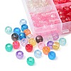 450Pcs 15Colors Transparent Plastic Beads KY-YW0001-49-2