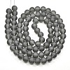 Baking Paint Transparent Glass Bead Strands GLAA-S031-4mm-12-2