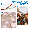 110Pcs 5 Styles Zinc Alloy Lobster Claw Clasps FIND-ME0001-79G-4
