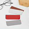 4Pcs 4 Colors Imitation Leather Slip-in Glasses Case AJEW-LP0002-30D-1