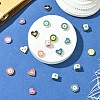 20Pcs 5 Styles Evil Eye Theme Alloy Enamel Beads FIND-YW0008-25-5