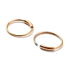 Ion Plating(IP) 304 Stainless Steel Hoop Earrings STAS-Z037-02G-3