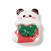 Christmas Theme Opaque Resin Cabochons RESI-F053-B03-1