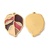 Real 18K Gold Plated 304 Stainless Steel Rhinestone Pendants STAS-A084-31G-02-1