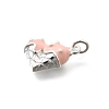 925 Sterling Silver Enamel Heart Ice Cream Charms STER-H116-03S-01-2