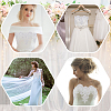 Sparkle Embroidery Flower Polyester Lace Trim OCOR-GF0002-44A-5