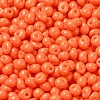 6/0 Opaque Baking Paint Glass Seed Beads SEED-M012-02A-05-3