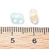 Gradient Color Transparent Frosted Acrylic Beads OACR-M023-06F-3