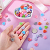 Printed Opaque Resin Cabochons CRES-TA0001-72B-6