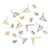16Pcs 2 Colors 201 Stainless Steel Stud Earring Findings with Hole EJEW-FS0001-17-3