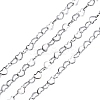 Tarnish Resistant 3.28 Feet 304 Stainless Steel Cross Chains X-CHS-K001-56-1