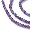 Natural Amethyst Beads Strands X-G-F619-12-3mm-3