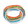 Bling Glass Seed Beads Anklets Set AJEW-AN00461-1