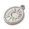 Non-Tarnish 304 Stainless Steel Pendants STAS-R223-21-2