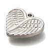 Anti-Tarnish 304 Stainless Steel Pendants STAS-P371-096F-P-2