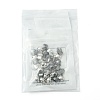 30Pcs 2 Colors Tibetan Style Alloy European Beads TIBEB-FS0001-19-6