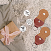 Heart Double-Sided Engraved Stainless Steel Commemorative Decision Maker Coin Set AJEW-GL0002-01A-4