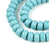 Opaque Solid Color Glass Beads Strands GLAA-ZX008-8mm-18R-3