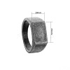 304 Stainless Steel Finger Rings WGDF4AB-18-2