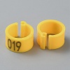 Plastic Poultry Leg Identification Bands AJEW-WH0415-99B-2