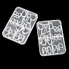 2Pcs Bowknot Silicone Molds SIL-TA0003-34-3