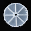 Flat Round Polypropylene(PP) Bead Storage Containers CON-S043-045B-1