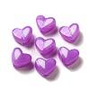 Imitation Jelly Acrylic Opaque Beads SACR-R741-01H-1